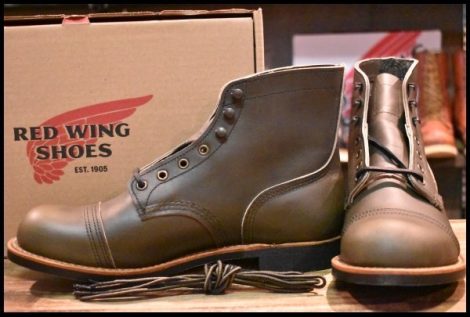 【9.5D 箱付 未使用 24年】レッドウィング 8078 アイアンレンジャー グリーン アルパイン ポーテージ 緑 ブーツ redwing HOPESMORE