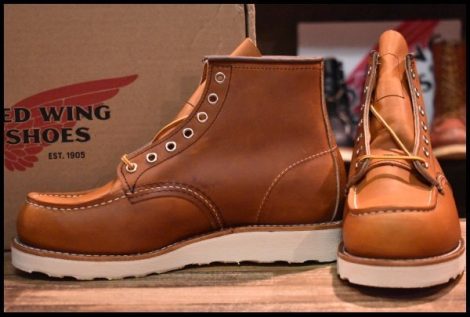 【7E 箱付 未使用 24年】レッドウィング 875 アイリッシュセッター 茶 オロレガシー モックトゥ レースアップ ブーツ redwing HOPESMORE