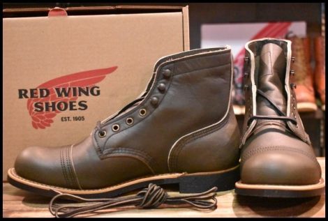 【9D 箱付 未使用 24年】レッドウィング 8078 アイアンレンジャー グリーン アルパイン ポーテージ キャップトゥ ブーツ redwing HOPESMORE