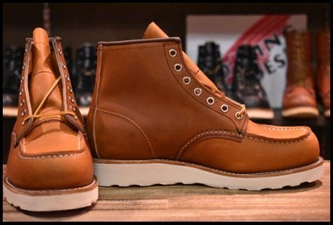 【7E 箱付 未使用 24年】レッドウィング 875 アイリッシュセッター 茶 オロレガシー モックトゥ レースアップ ブーツ redwing HOPESMORE