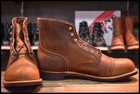 【10D 箱付 未使用 23年】レッドウィング 8085 アイアンレンジャー カッパーラフ＆タフ 茶 アイアンレンジ ブーツ redwing HOPESMORE