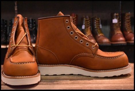 【7E 箱付 未使用 23年】レッドウィング 875 アイリッシュセッター 茶 オロレガシー モックトゥ レースアップ ブーツ redwing HOPESMORE