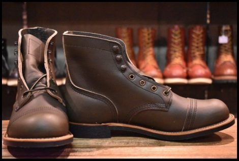 【9D 箱付 未使用 24年】レッドウィング 8078 アイアンレンジャー グリーン アルパイン ポーテージ 緑 ブーツ redwing HOPESMORE