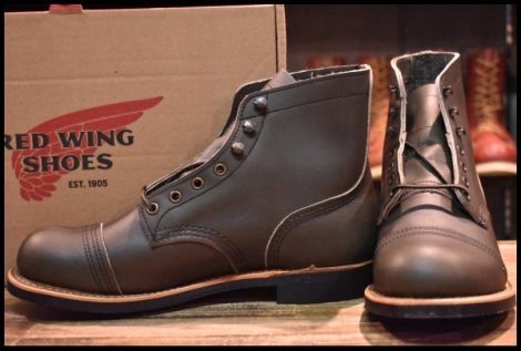 【7.5D 箱付 未使用 24年】レッドウィング 8078 アイアンレンジャー グリーン アルパイン ポーテージ 緑 ブーツ redwing HOPESMORE