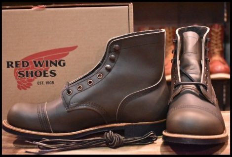 【8.5D 箱付 未使用 24年】レッドウィング 8078 アイアンレンジャー グリーン アルパイン ポーテージ 緑 ブーツ redwing HOPESMORE