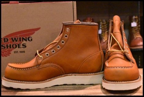 【7E 箱付 未使用 23年】レッドウィング 875 アイリッシュセッター 茶 オロレガシー モックトゥ レースアップ ブーツ redwing HOPESMORE