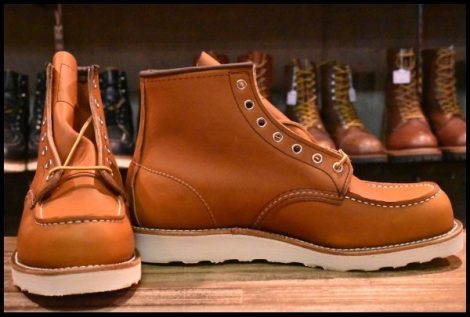 【9E 箱付 未使用 23年】レッドウィング 875 アイリッシュセッター 茶 オロレガシー モックトゥ レースアップ ブーツ redwing HOPESMORE