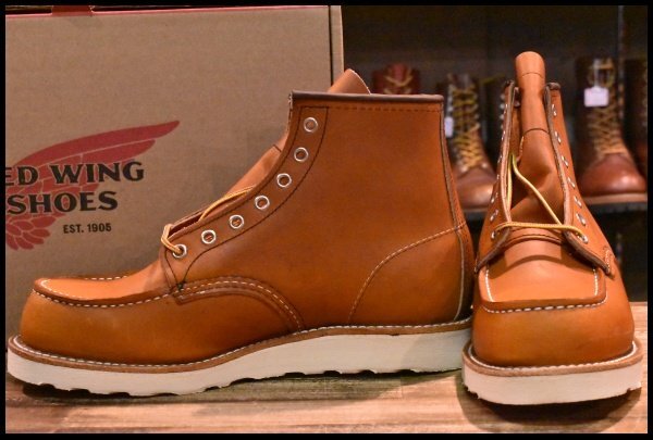 【8E 箱付 未使用 22年】レッドウィング 875 アイリッシュセッター 茶 オロレガシー モックトゥ レースアップ ブーツ redwing  HOPESMORE