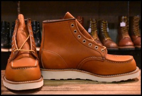 【8E 箱付 未使用 22年】レッドウィング 875 アイリッシュセッター 茶 オロレガシー モックトゥ レースアップ ブーツ redwing HOPESMORE