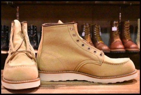 【9D 箱付 未使用 24年】レッドウィング 8833 スエード アイリッシュセッター ホーソーン ラフアウト ブーツ redwing HOPESMORE