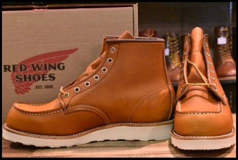 【9E 箱付 未使用 23年】レッドウィング 875 アイリッシュセッター 茶 オロレガシー モックトゥ レースアップ ブーツ redwing HOPESMORE