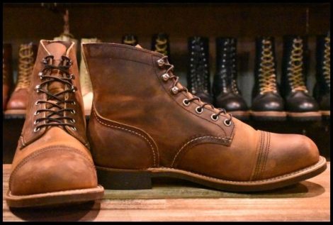 【10D 箱付 美品 23年】レッドウィング 8085 アイアンレンジャー ブラウン カッパーラフ＆タフ アイアンレンジ ブーツ redwing HOPESMORE