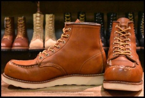 【8D 良品 16年】レッドウィング 875 アイリッシュセッター 茶 オロレガシー モックトゥ レースアップ ブーツ redwing HOPESMORE