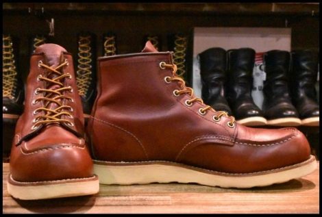 【9D 良品 11年】レッドウィング 9106 アイリッシュセッター 赤茶 レッド ブラウン モックトゥ 8875 ブーツ redwing HOPESMORE