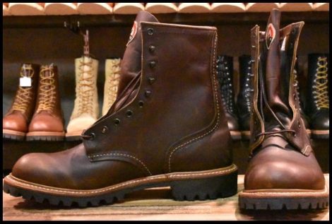 【9.5D 未使用 12年】レッドウィング 86007 茶 アイリッシュセッター ラフアンドタフ 899 レースアップ ブーツ redwing HOPESMORE