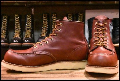 【9D 良品 11年】レッドウィング 9106 アイリッシュセッター 赤茶 レッド ブラウン モックトゥ 8875 ブーツ redwing HOPESMORE