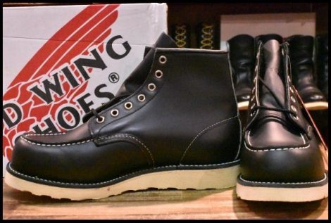 【9.5EE 箱付 DEAD 羽タグ 02年】レッドウィング 8130 アイリッシュセッター 黒 ブラッククローム モック 8179 ブーツ redwing HOPESMORE