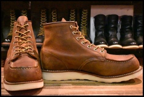 【9E 良品 13年】レッドウィング 8876 アイリッシュセッター カッパー ラフ＆タフ クラシック モックトゥ 茶 ブーツ redwing HOPESMORE