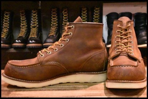 【9E 良品 13年】レッドウィング 8876 アイリッシュセッター カッパー ラフ＆タフ クラシック モックトゥ 茶 ブーツ redwing HOPESMORE