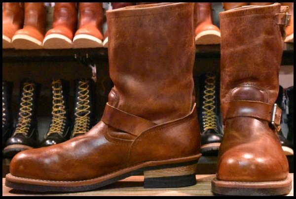 10D 良品 14年】レッドウィング 2972 エンジニア 茶 カッパー ラフ＆タフ ブラウン スチールトゥ プルオン ブーツ redwing  HOPESMORE – HOPESMORE｜ホープスモア オンラインショップ