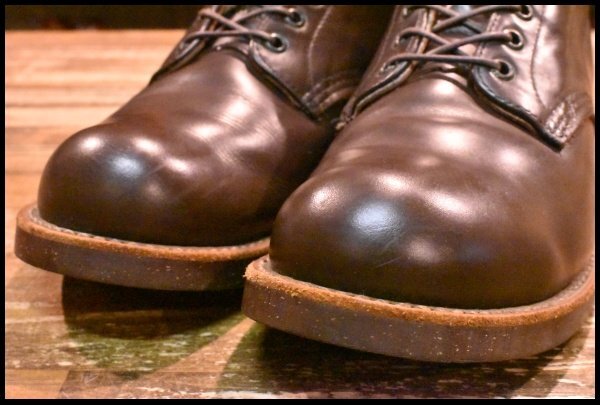 REDWING　レッドウイング　ガラスレザー　8161　刺繍羽タグ　箱あり 7.5D 良品 羽タグ】レッドウィング 8161 茶 ガラスレザー コレク