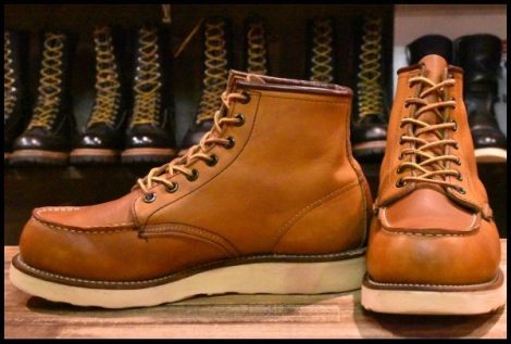 【7.5D 良品 サイド羽タグ 99年】レッドウィング 875 アイリッシュセッター 茶 オロイジナル モックトゥ ブーツ redwing HOPESMORE