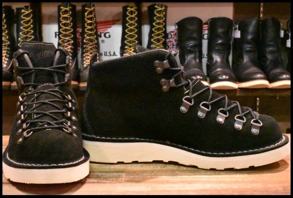 ダナー　Danner マウンテンブーツ　ブラック　スエード Danner - ダナー／Danner マウンテンブーツ トレッキングブーツ