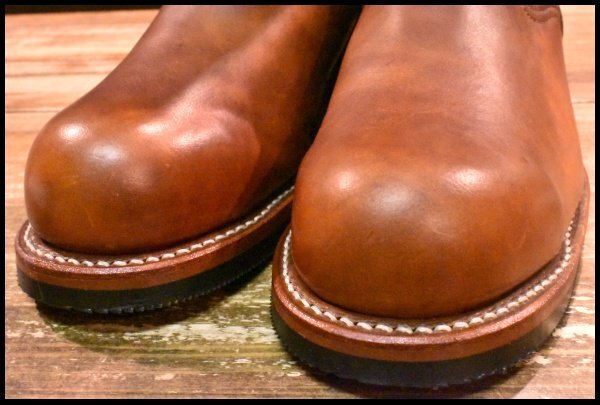 黒タグ usa製 chippewa チペワ ペコスブーツ 8E ブラウン 茶 CHIPPEWA チペワ ペコスブーツ ウエスタンブーツ 黒タグ USA製