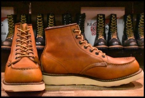 【8.5D 良品 サイド羽タグ 99年】レッドウィング 875 アイリッシュセッター 茶 オロイジナル モックトゥ ブーツ redwing HOPESMORE