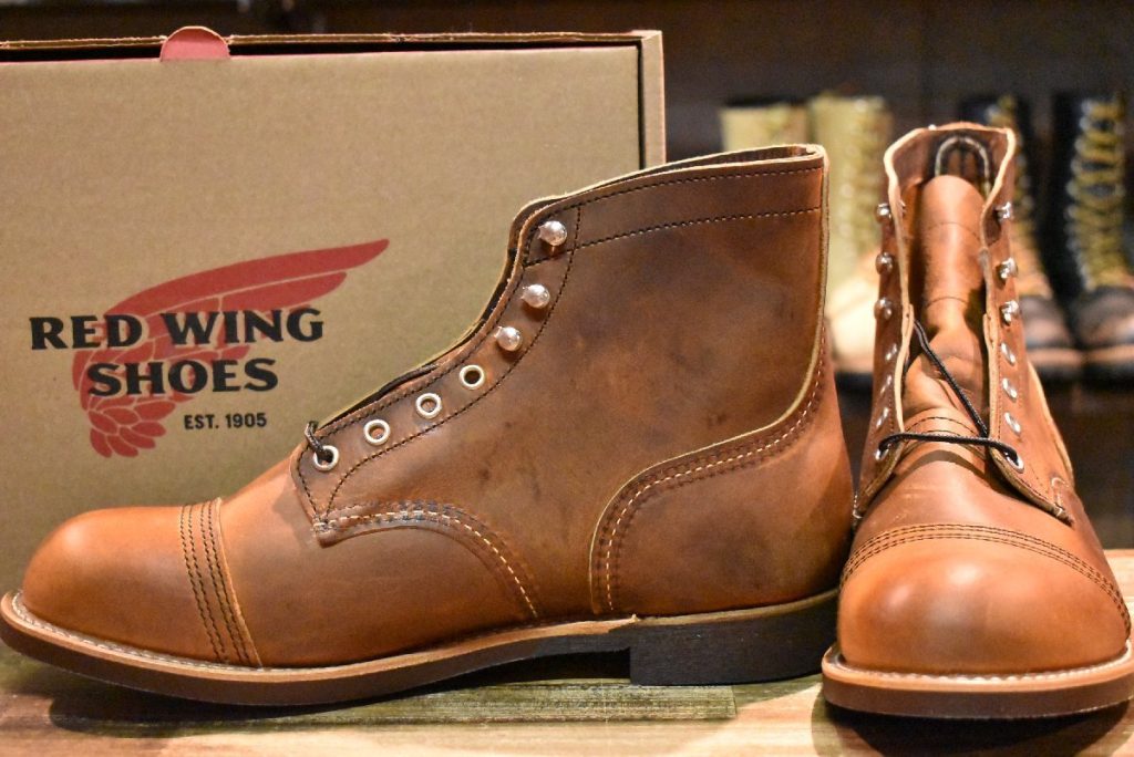 【10D 箱付 未使用 23年】レッドウィング 8085 アイアンレンジャー カッパーラフ＆タフ 茶 アイアンレンジ ブーツ redwing HOPESMORE