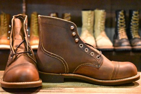 【7D 箱付 未使用 22年】レッドウィング 8085 アイアンレンジャー カッパーラフ＆タフ 茶 アイアンレンジ ブーツ redwing HOPESMORE