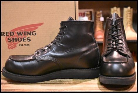 【8D 箱付 良品 SHIPS別注 20年】レッドウイング 8137 アイリッシュセッター 黒 ブラッククローム ブーツ redwing SHIPS HOPESMORE