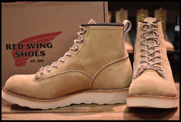 【8D 箱付 美品 BIOTOP nonnative 12年】レッドウィング 2925 ラインマン キャメルララミー スエード ブーツ LTT redwing HOPESMORE