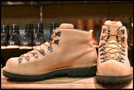 【11EE 良品 白タグ】Danner ダナー マウンテンライト 30431X タンラフアウト スエード GORE-TEX ゴアテックス 編み上げ ブーツ HOPESMORE