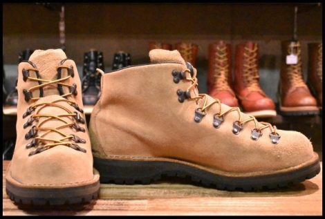 【11EE 良品 白タグ】Danner ダナー マウンテンライト 30431X タンラフアウト スエード GORE-TEX ゴアテックス 編み上げ ブーツ HOPESMORE