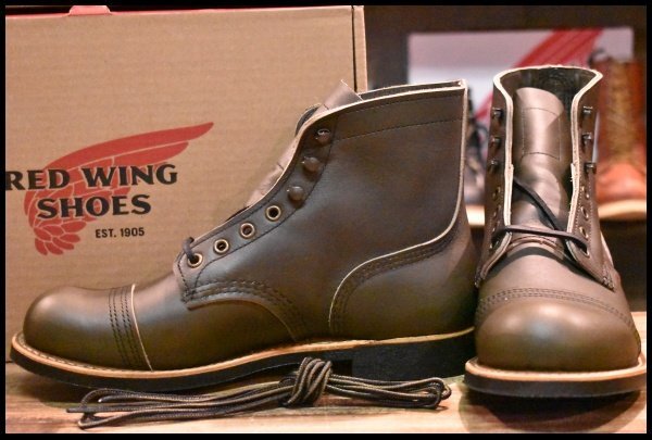 【7.5D 箱付 未使用 24年】レッドウィング 8078 アイアンレンジャー グリーン アルパイン ポーテージ 緑 ブーツ redwing HOPESMORE