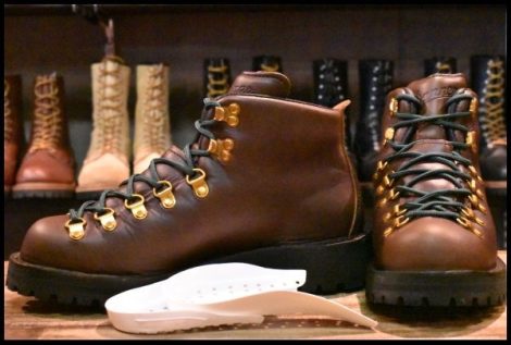 【6.5EE 美品 80周年モデル 白タグ】Danner ダナー マウンテンライト 30822 茶 ブラウン ゴアテックス GORE-TEX ブーツ HOPESMORE