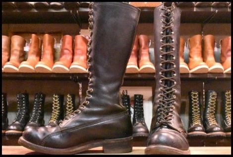 【11C 良品 生産国表記無し羽タグ 75年】レッドウィング 677 ロガー 緑ソール 919 650 ブーツ redwing HOPESMORE