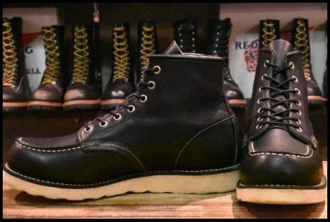 【8.5D 美品 12年】レッドウィング 9075 アイリッシュセッター 黒 ブラック ハーネス モック 8179 8130 ブーツ redwing HOPESMORE