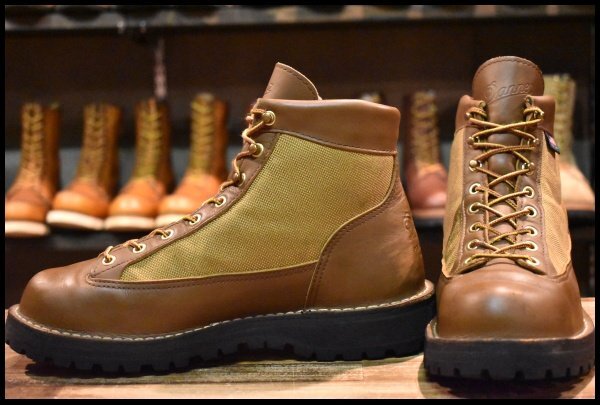 【8EE 良品 白タグ】Danner ダナーライト 30420X 茶 ブラウン カーキ ゴアテックス GORE-TEX 編み上げ ハイキング ブーツ  HOPESMORE