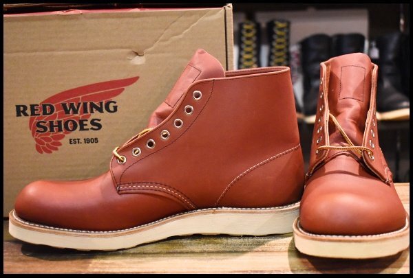 靴 Red wing 8166 US9D RED WING 8166 US9D プレーントゥクラシックラウンド