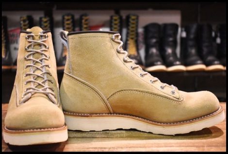 【9.5D 良品 BIOTOP nonnative 12年】レッドウィング 2925 スエード ラインマン ビオトップ ノンネイティブ ブーツ redwing HOPESMORE