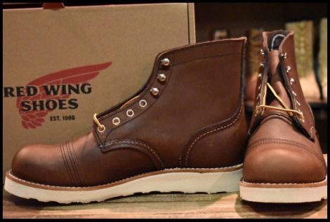 【8D 箱付 未使用 23年】レッドウィング 8088 アイアンレンジャー アンバーハーネス 茶 編み上げ レースアップ ブーツ redwing HOPESMORE