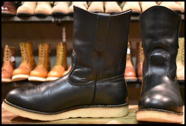 9E 良品 08年】レッドウィング 8169 ペコス 黒 ブラッククローム プルオン ブーツ redwing pecos HOPESMORE –  HOPESMORE｜ホープスモア オンラインショップ