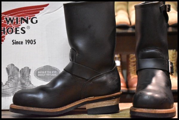 6D 箱付 良品 旧シルエット 06年】レッドウィング 2268 エンジニア 黒 ブラッククローム スチール プルオン ブーツ redwing  HOPESMORE – HOPESMORE｜ホープスモア オンラインショップ