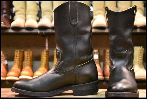 6.5E 良品 羽タグ 97年】レッドウィング 8155 ペコス 黒 ブラッククローム プルオン ブーツ redwing pecos  HOPESMORE – HOPESMORE｜ホープスモア オンラインショップ