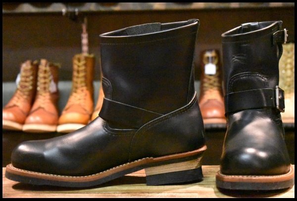 8D 美品 13年】レッドウィング 2976 ショート エンジニア 黒 ブラッククローム スチールトゥ ブーツ redwing HOPESMORE –  HOPESMORE｜ホープスモア オンラインショップ