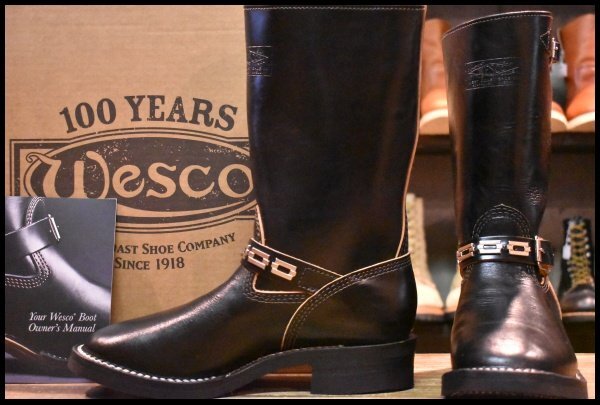 【10C 箱付 未使用 リミテッド 限定 23年】WESCO ウエスコ カスタムボス エンジニア ホースハイド 11インチハイト ブーツ  HOPESMORE