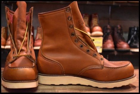 【11EE 箱付 DEAD 犬刻印 97年】レッドウィング 879 ロング アイリッシュセッター オロイジナル モックトゥ ブーツ redwing HOPESMORE