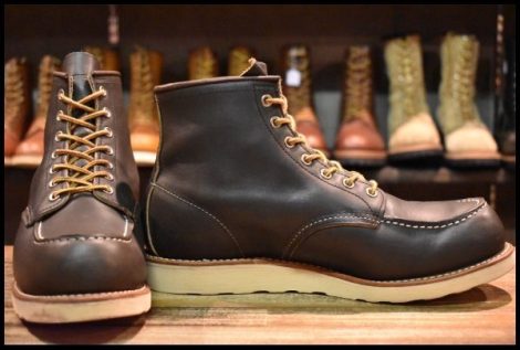 【9E 良品 14年】レッドウィング 8180 アイリッシュセッター 緑 カンガタン グリーン レースアップ ブーツ redwing HOPESMORE